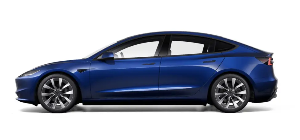Tesla Model 3 Deep Blue Metallic