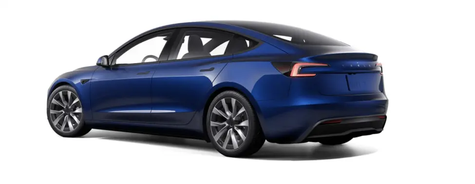 Tesla model 3 färger