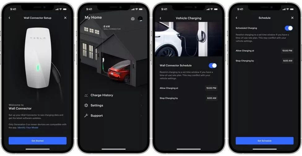 Tesla Wall Connector App